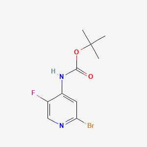 tert-butyl 2-broMo-5-fluoropyridin-4-ylcarbaMate - (1374651-93-0)