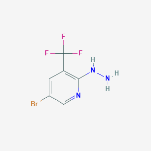1-(5-broMo-3-(trifluoroMethyl)pyridin-2-yl)hydrazine - (1374652-48-8)