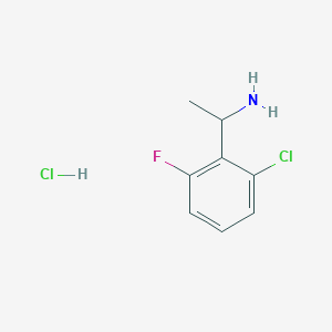 1-(2-Chloro-6-fluorophenyl)ethanamine hydrochloride - (1375474-27-3)