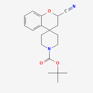 tert-butyl 2-cyanospiro[chroman-4,4'-piperidine]-1'-carboxylate - (1378979-76-0)