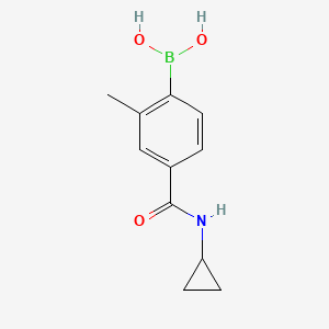 (4-(cyclopropylcarbamoyl)-2-methylphenyl)boronic acid - (1379476-58-0)