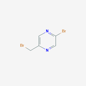 2-bromo-5-(bromomethyl)pyrazine - (1382866-97-8)