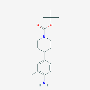 tert-butyl 4-(4-amino-3-methylphenyl)piperidine-1-carboxylate - (1383682-59-4)