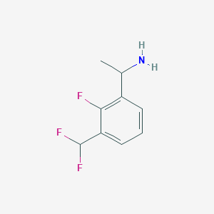 (R)-1-(3-(Difluoromethyl)-2-fluorophenyl)ethanamine - (1389852-29-2)