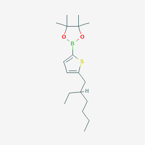 2-[5-(2-Ethylhexyl)-2-thienyl]-4,4,5,5-tetramethyl-1,3,2-dioxaborolane - (1390584-88-9)