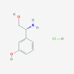 (R)-3-(1-Amino-2-hydroxyethyl)phenol hydrochloride - (1391439-54-5)