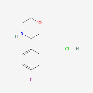 (3S)-3-(4-FLUOROPHENYL)MORPHOLINE HYDROCHLORIDE - (1391469-10-5)