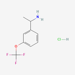 (R)-1-(3-(Trifluoromethoxy)phenyl)ethanaminehydrochloride - (1391578-86-1)