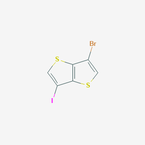 Thieno[3,2-b]thiophene, 3-bromo-6-iodo- - (1394840-27-7)