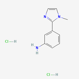 [3-(1-Methyl-1H-imidazol-2-yl)-phenyl]amine dihydrochloride - (1401425-69-1)