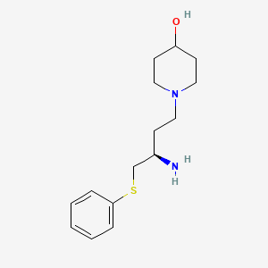 (R)-1-[3-Amino-4-(phenylthio)butyl]piperidin-4-ol - (1402141-79-0)