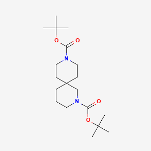 TERT-BUTYLTERT-BUTYL2,9-DIAZASPIRO[5.5]UNDECANE-2,9-DICARBOXYLATE-B28353 - (1404196-69-5)