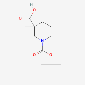 (3S)-1-[(tert-butoxy)carbonyl]-3-methylpiperidine-3-carboxylicacid - (1415018-75-5)