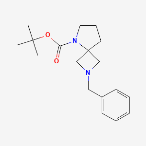 tert-Butyl 2-benzyl-2,5-diazaspiro[3.4]octane-5-carboxylate - (1415562-45-6)