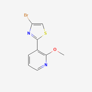 4-broMo-2-(2-Methoxypyridin-3-yl)thiazole - (1415562-60-5)