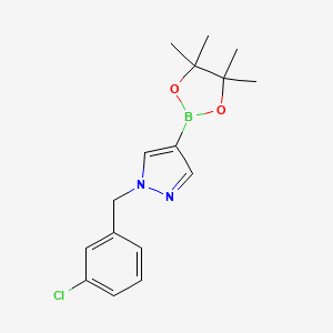 1-[(3-chlorophenyl)methyl]-4-(tetramethyl-1,3,2-dioxaborolan-2-yl)-1H-pyrazole - (1415825-07-8)