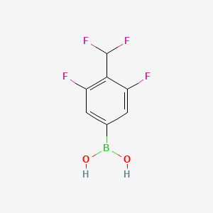 (4-(Difluoromethyl)-3,5-difluorophenyl)boronicacid - (1418595-79-5)