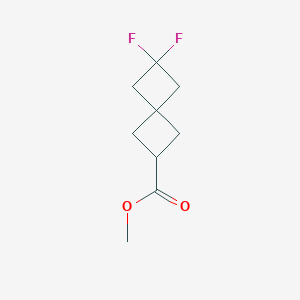 Spiro[3.3]heptane-2-carboxylic acid, 6,6-difluoro-, methyl ester - (1419101-40-8)