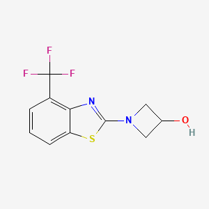 1-(4-(Trifluoromethyl)benzo[d]thiazol-2-yl)azetidin-3-ol - (1421468-62-3)