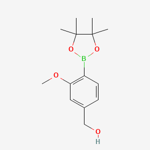 (3-methoxy-4-(4,4,5,5-tetramethyl-1,3,2-dioxaborolan-2-yl)phenyl)methanol - (1422655-38-6)