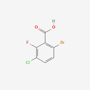 6-Bromo-3-chloro-2-fluorobenzoic acid - (1428234-67-6)