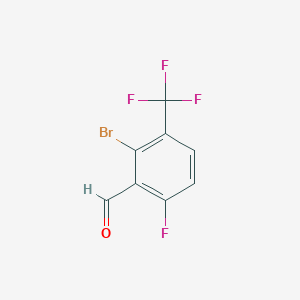 2-bromo-6-fluoro-3-(trifluoromethyl)benzaldehyde - (1428234-81-4)