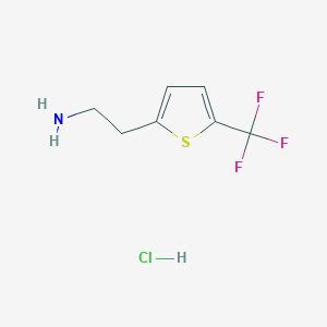 2-[5-(trifluoromethyl)thiophen-2-yl]ethan-1-amine hydrochloride - (1432679-31-6)