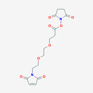 2,5-dioxopyrrolidin-1-yl 3-(2-(2-(2,5-dioxo-2H-pyrrol-1(5H)-yl)ethoxy)ethoxy)propanoate - (1433997-01-3)