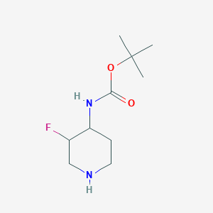 tert-butylN-[(3S,4S)-3-fluoropiperidin-4-yl]carbamate - (1434127-01-1)