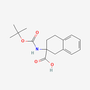 2-(TERT-BUTOXYCARBONYLAMINO)-1,2,3,4-TETRAHYDRONAPHTHALENE-2-CARBOXYLIC ACID - (143415-51-4)