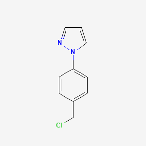 1-(4-(Chloromethyl)phenyl)-1H-pyrazole - (143426-52-2)
