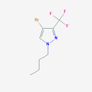 4-BroMo-1-butyl-3-(trifluoroMethyl)pyrazole - (1437794-58-5)