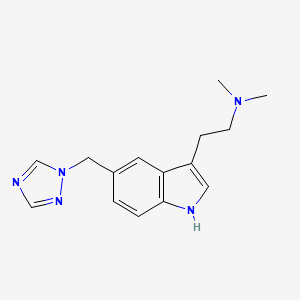 1H-Indole-3-ethanamine, N,N-dimethyl-5-(1H-1,2,4-triazol-1-ylmethyl)- - (144034-80-0)