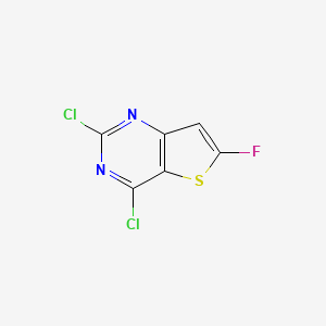 2,4-Dichloro-6-fluorothieno[3,2-d]pyrimidine - (1442082-87-2)