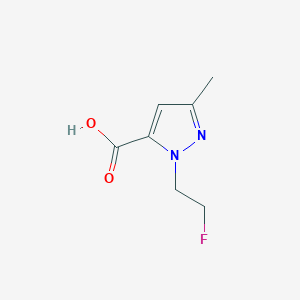 1-(2-Fluoroethyl)-3-methyl-1H-pyrazole-5-carboxylic acid - (1443279-33-1)