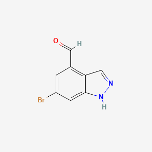 6-Bromo-1H-indazole-4-carbaldehyde - (1444616-24-3)