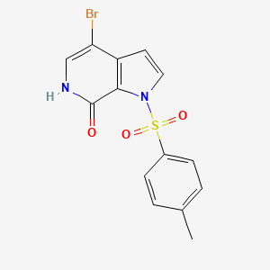 4-Bromo-1-tosyl-1H-pyrrolo[2,3-c]pyridin-7(6H)-one - (1445993-86-1)