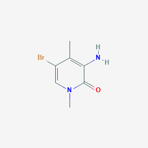 3-amino-5-bromo-1,4-dimethyl-pyridin-2-one - (1446237-41-7)