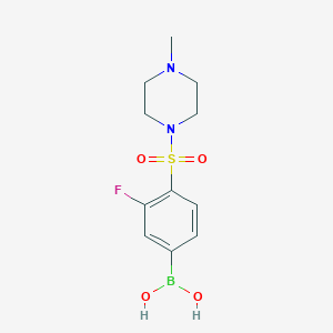 (3-fluoro-4-((4-Methylpiperazin-1-yl)sulfonyl)phenyl)boronic acid - (1447713-71-4)