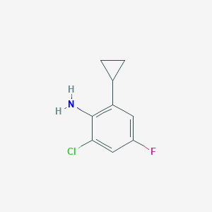 2-chloro-6-cyclopropyl-4-fluoroaniline - (1449008-07-4)