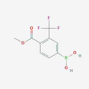 (4-(methoxycarbonyl)-3-(trifluoromethyl)phenyl)boronicacid - (1451375-04-4)