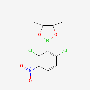 2,6-Dichloro-3-nitrophenylboronic acid pinacol ester - (1451391-07-3)