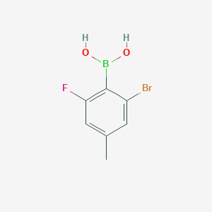2-Bromo-6-fluoro-4-methylphenylboronic acid - (1451391-47-1)