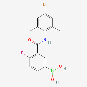 [3-[(4-Bromo-2,6-dimethyl-phenyl)carbamoyl]-4-fluoro-phenyl]boronicacid - (1451391-49-3)
