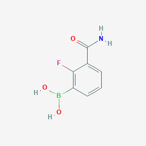 (3-carbamoyl-2-fluorophenyl)boronic acid - (1451392-76-9)