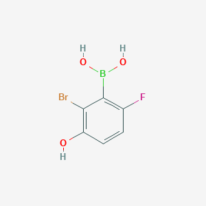 2-Bromo-6-fluoro-3-hydroxyphenylboronic acid - (1451392-83-8)