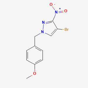 1-(4-Methoxybenzyl)-4-broMo-5-nitro-1H-pyrazole - (1455366-34-3)