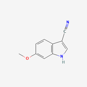 1H-INDOLE-3-CARBONITRILE, 6-METHOXY- - (145692-57-5)