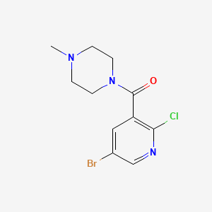 (5-Bromo-2-chloropyridin-3-yl)(4-methylpiperazin-1-yl)methanone - (1457225-01-2)