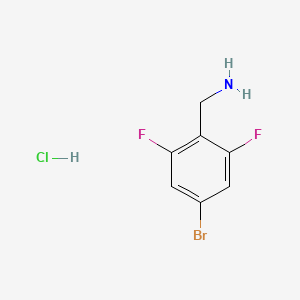 (4-bromo-2,6-difluorophenyl)methanamine hydrochloride - (1461655-72-0)